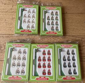 Subbuteo La Leggenda Numeri 52-54-58-59