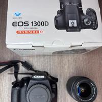 Canon eos 1300d con accessori