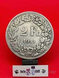 1911 Svizzera 2 Franchi Ag 835 10g