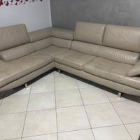 Divano Crema in Pelle