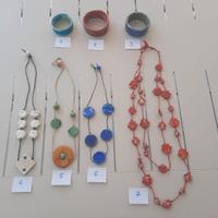Bracciali e collane in ceramica RAKU