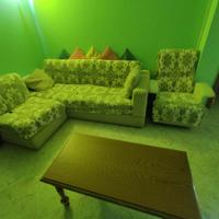 Divano+Poltrona Reclinabile+Tavolino