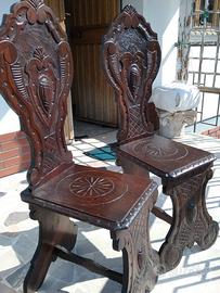 SEDIE FINE 800 LAVORATE A MANO ORIGINALI