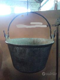 paiolo, tagliere, tritacarne, alare, tutti vintage