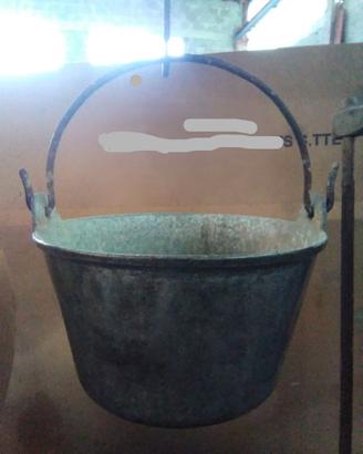 paiolo, tagliere, tritacarne, alare, tutti vintage