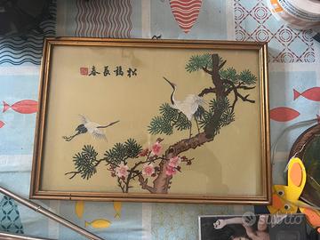 coppia di quadri cinesi