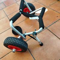 carrello per strada porto kayak