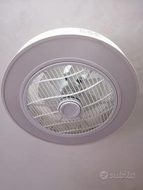 Lampadario con ventilatore