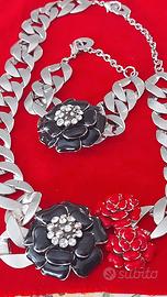 Splendida collana con bracciale 