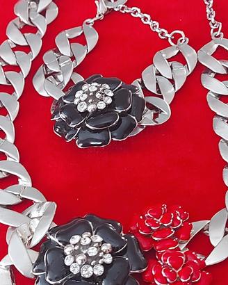 Splendida collana con bracciale 