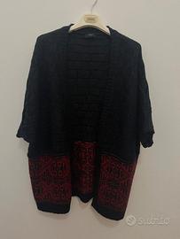 Cardigan Sweewe Paris - S/M - Nero e Rosso