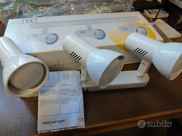 portalampade nuovo con lampadine 