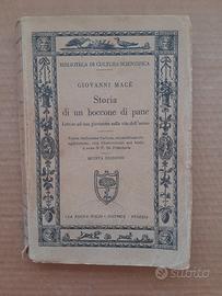 Vecchio libro "Storia di un boccone di pane"