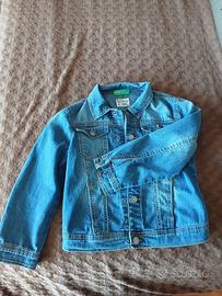 Giubbino jeans bimbo Benetton 120 cm 6/7 anni