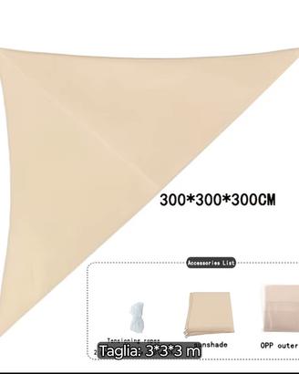 tenda triangolare 