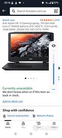 pc Acer vx15 16Gb ram