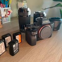 Sony a7ii + obiettivo 55/210 + obiettivo 28/70