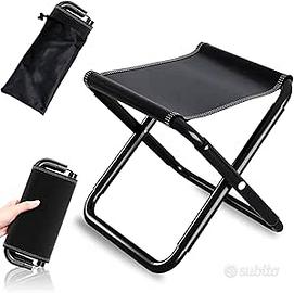 mini sgabello pieghevole nuovo imballato