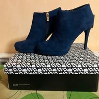 Scarpe Primadonna tronchetti blu n.39