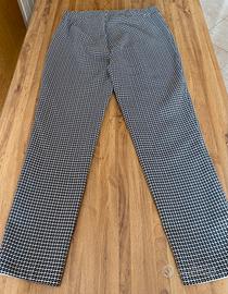 Pantalone donna leggero motivo a quadretti