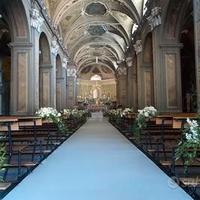 Passatoia/tappeto bianco per matrimoni ed eventi.