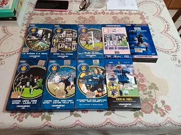9 Videocassette VHS  Inter, Vieri, 90 anni di camp