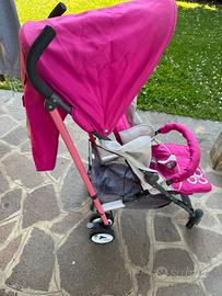 Passeggino richiudibile rosa