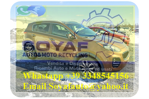 Ricambi KIA SPORTAGE fino al 2024