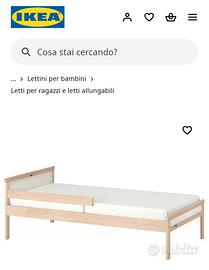 letto ikea bimbi come nuovo 