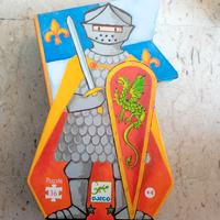 Puzzle "il cavaliere del drago"  -  età +4
