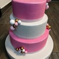 torta tre piani in gomma eva 