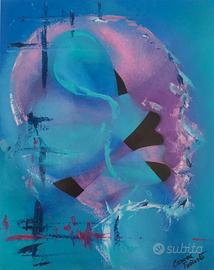 Quadro a olio "fusione" 