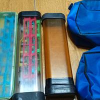 porta lenza e borselli per la pesca 