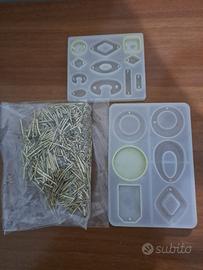 stampi silicone e trucioli ottone