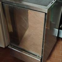 Stufa a legna in acciaio