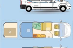 Camper in Van - Adria Twin 2008