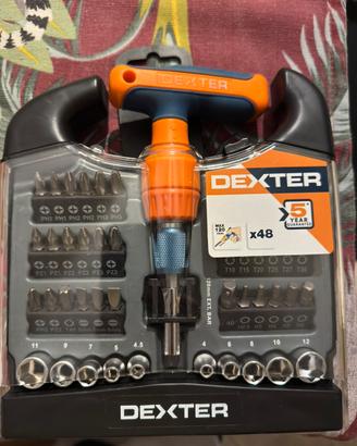 Set Dexter chiave a cricchetto con 72 inserti
