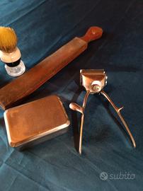 Set rasatura vintage Solingen Franz Karl rasoio ba