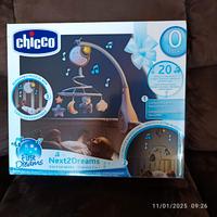 Giostrina lettino con proiettore luce