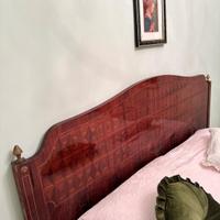 Spalliera letto con comodini 