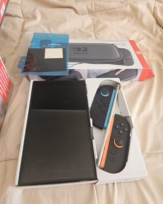 Nintendo switch 2 in garanzia+custodia e giochi