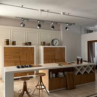 Cucina artigianale in rovere vecchio