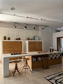 Cucina artigianale in rovere vecchio