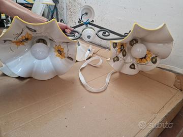 lampadari in ceramica Cappa Italy Caltagirone