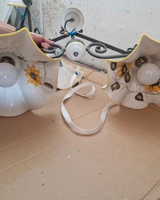 lampadari in ceramica Cappa Italy Caltagirone