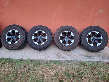 Gomme offroad+cerchi 35x12.5R18 RADAR R/T M+S