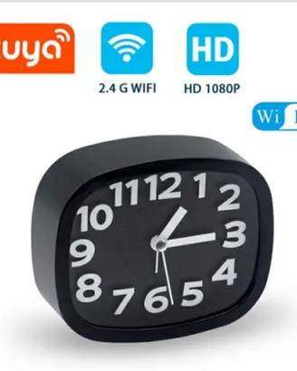 Orologio sveglia WiFi con videocamera Full HD