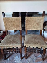 2 sedie "trono"