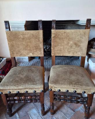 2 sedie "trono"