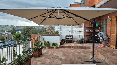 Ombrellone Lipari 3x4 con luce led e copertura